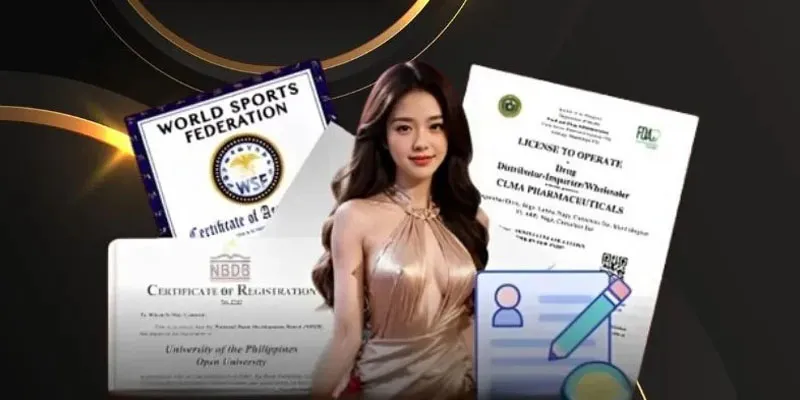 Sở hữu hệ thống giấy phép uy tín đạt chuẩn